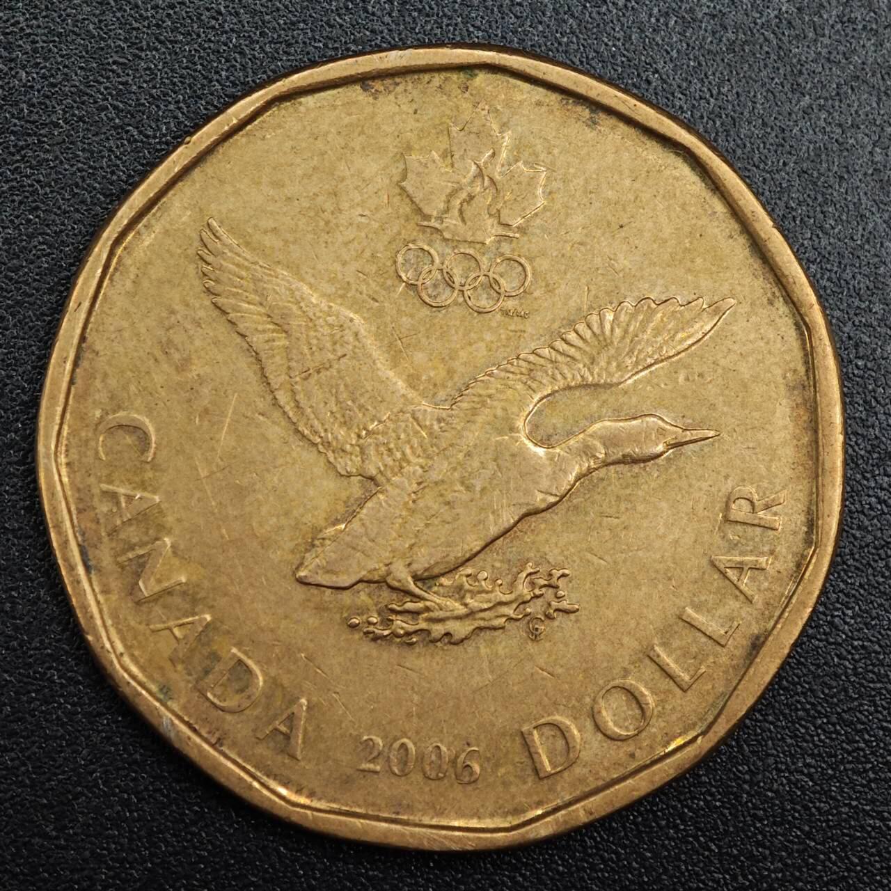 【淘币小摊】实时拍第七百九十一拍   散币纸币套币场   满百包邮可预留二周 每周一统一发货   加拿大2006年一元奥运会纪念币