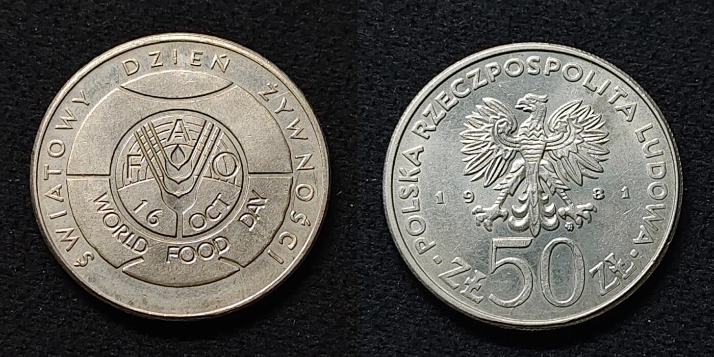 【全场包邮】纯粹捡漏拍477场（免费代拍第14场）调整中 世界各国1981年FAO世界粮食日纪念币3枚卡装-波兰+伊拉克+乌拉圭