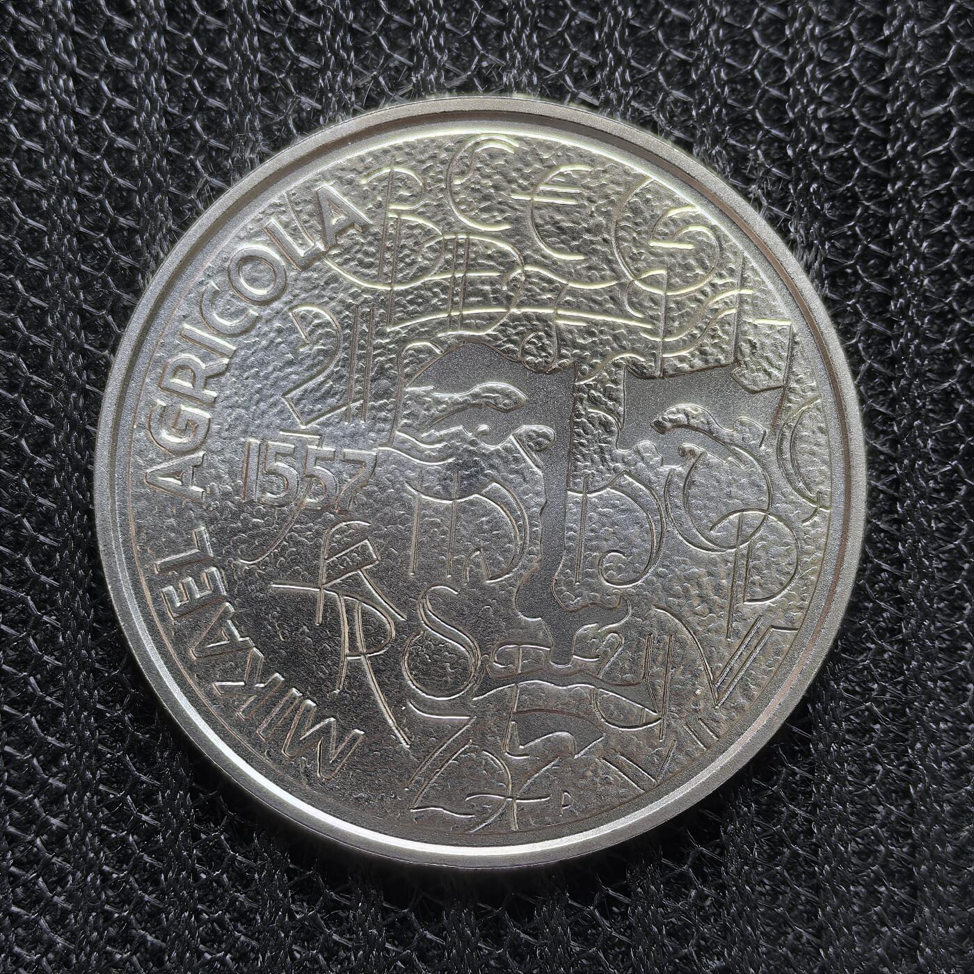 道一币馆币章第一百五十四场 芬兰2007年主教米卡尔·阿格里科拉逝世450周年10欧元银币 25.5g 925S 30000