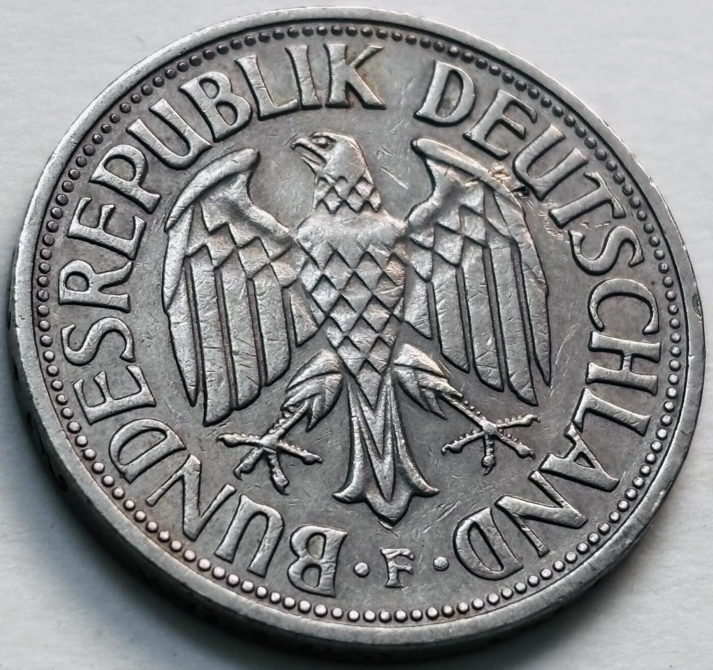 文馨钱币收藏第 279 场，银币，纪念铜章场 长期接收代拍品 1960 年德国 1 马克 F 版