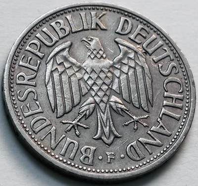 文馨钱币收藏第 279 场，银币，纪念铜章场 长期接收代拍品 - 1960 年德国 1 马克 F 版