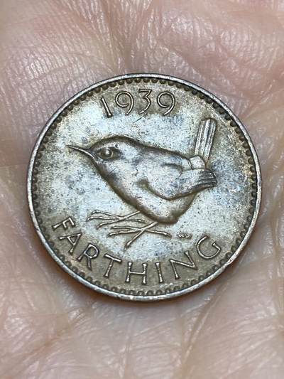 2025年第一百二十五场(总第一百五十一场）外国好品散币(免佣金) - 英国🇬🇧1939年1法新(乔治六世第一版)