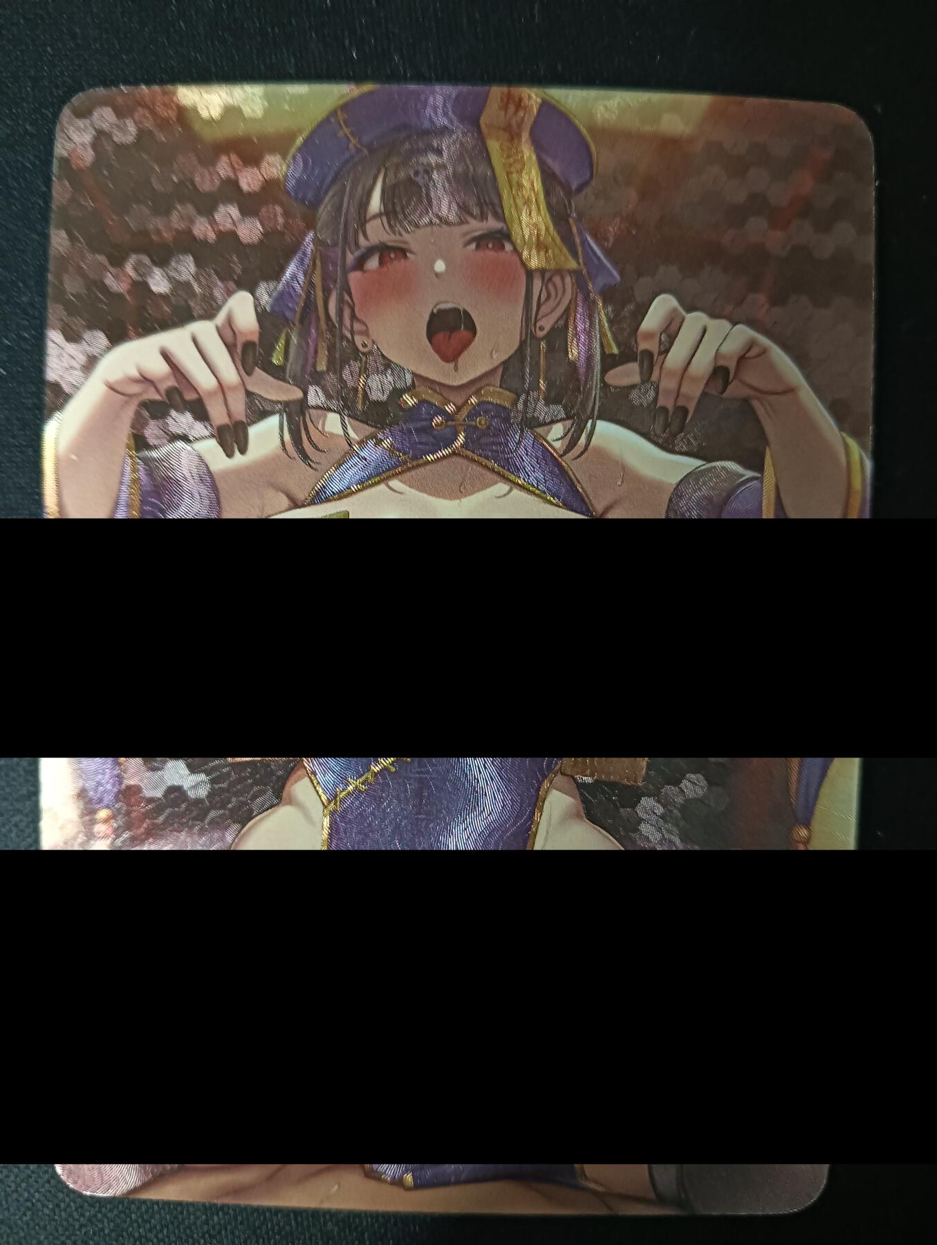 花开卡拍第46期（11月9号周日截拍，品控勿拍!!!拍品不寄存，运费5元，自制卡难免瑕疵，可能存在轻微撞角爆边等出厂瑕疵，品控介意勿拍！） 绘天阁 艺术卡 僵尸少女 1张 粗闪