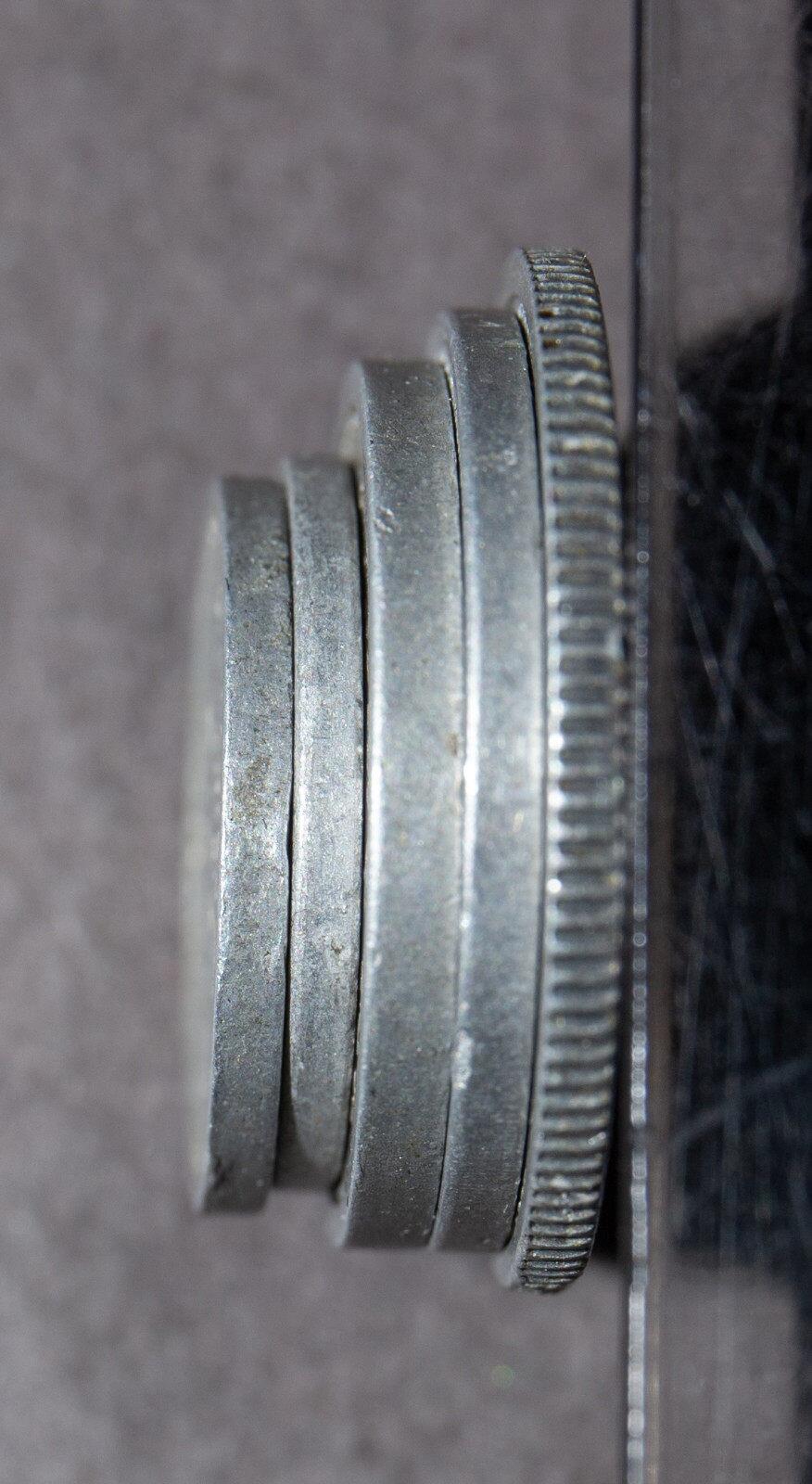 综合藏品.诚信低价出售5秒自动快拍.有喜欢的请提前出价. 民国硬币 美品5枚.漂亮哦！稀少物品漂亮哦！