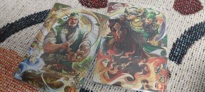 秋原瞳的小店第二十八期（持续收拍，深夜入冬的稀雨，总是静寂的……） - 卡游三国浮生如梦关羽一对