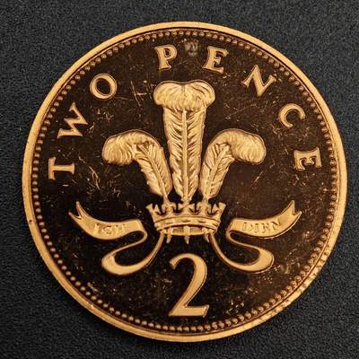 【淘币小摊】实时拍第七百九十一拍   散币纸币套币场   满百包邮可预留二周 每周一统一发货   - 英国1982年2便士精制铜币