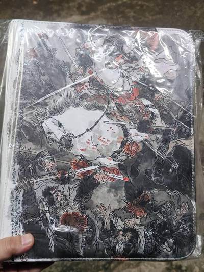 龙虎卡牌第六二场 百里霸场 （无佣金，周六结拍，欢迎送拍） - 昆仑万象 五虎将主题9宫收藏卡册（无卡页）