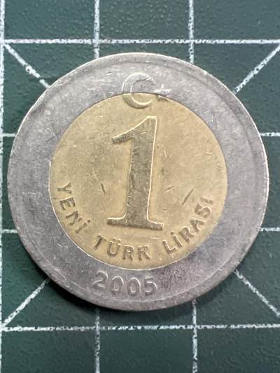 第1133  硬币专场 （无押金，捡漏，全场50包邮，偏远地区除外，接收代拍业务，本店十天发一次货） 土耳其 1 里拉