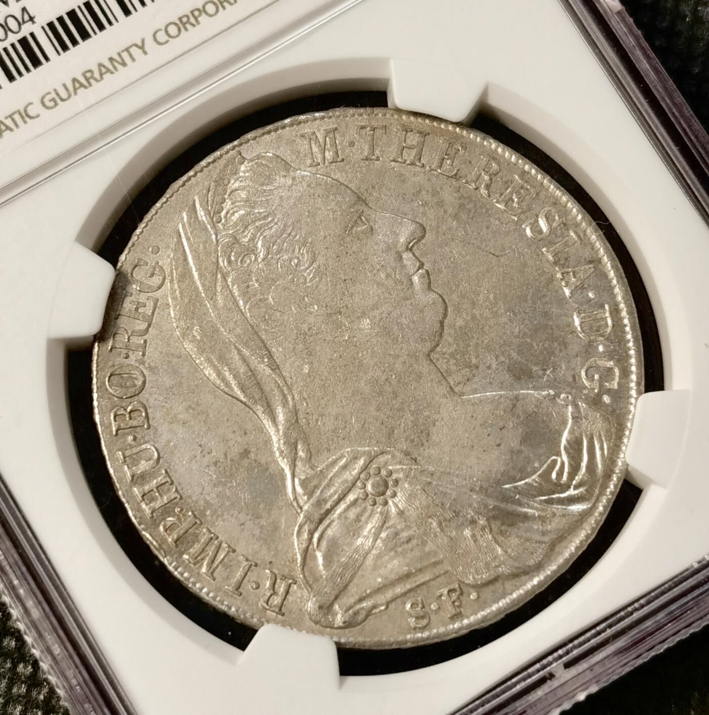 甄臻铺-世界币章拍卖（第38期）立冬小精品场，送拍享返佣金等优惠多多 NGC-UNCD 1780年奥地利大奶妈银币早期版，HAFNER-36a米兰版