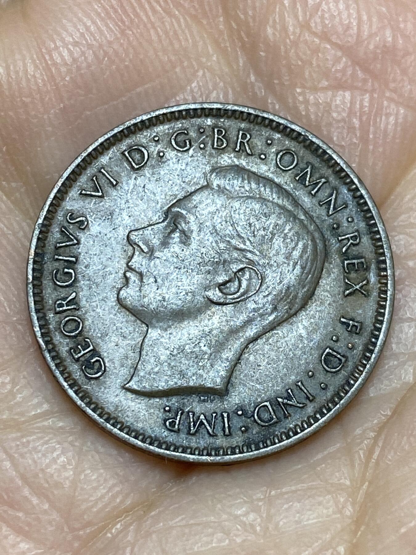 2025年第一百二十五场(总第一百五十一场）外国好品散币(免佣金) 英国🇬🇧1939年1法新(乔治六世第一版)