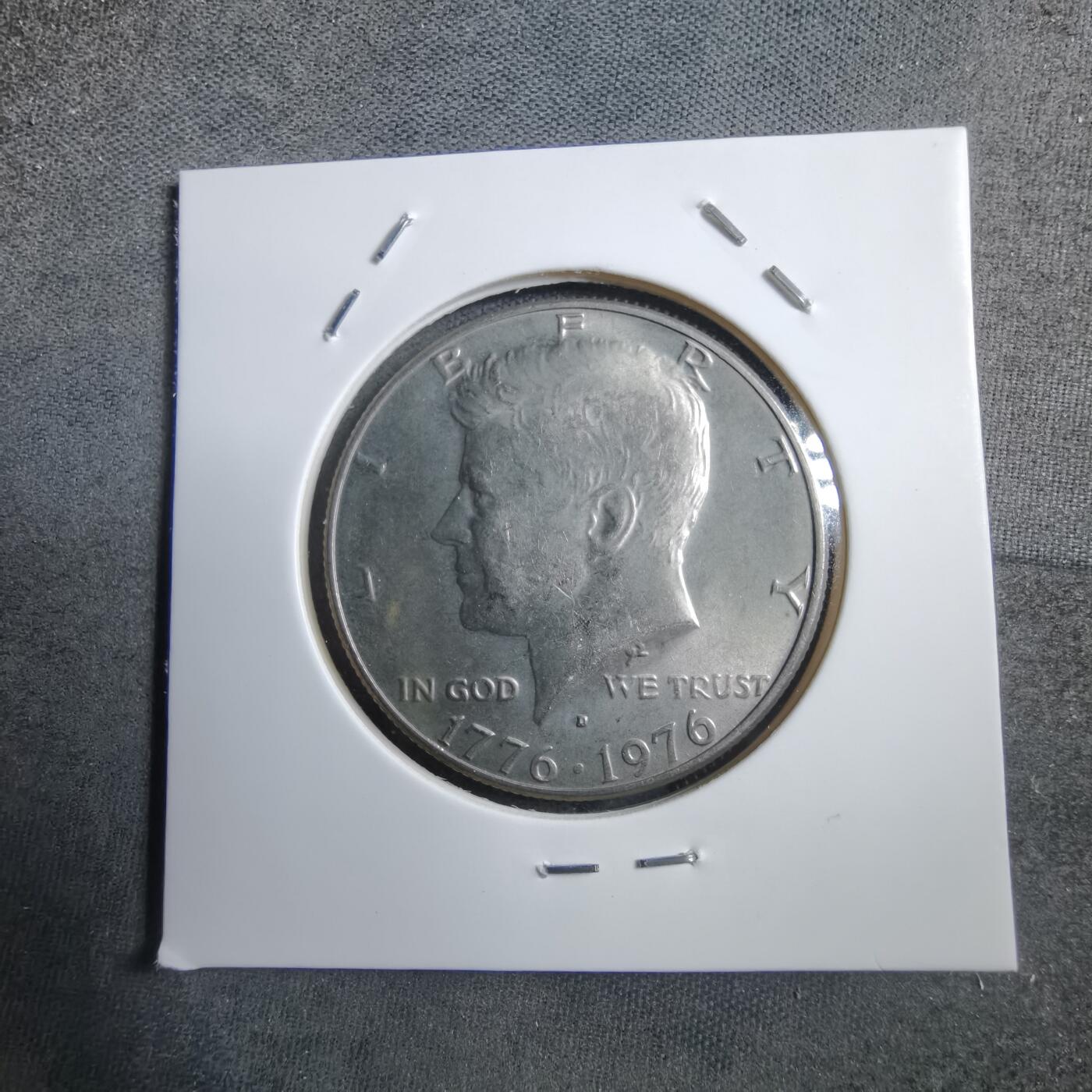 沼泽如烟--第894场 美国1976年半美元纪念币