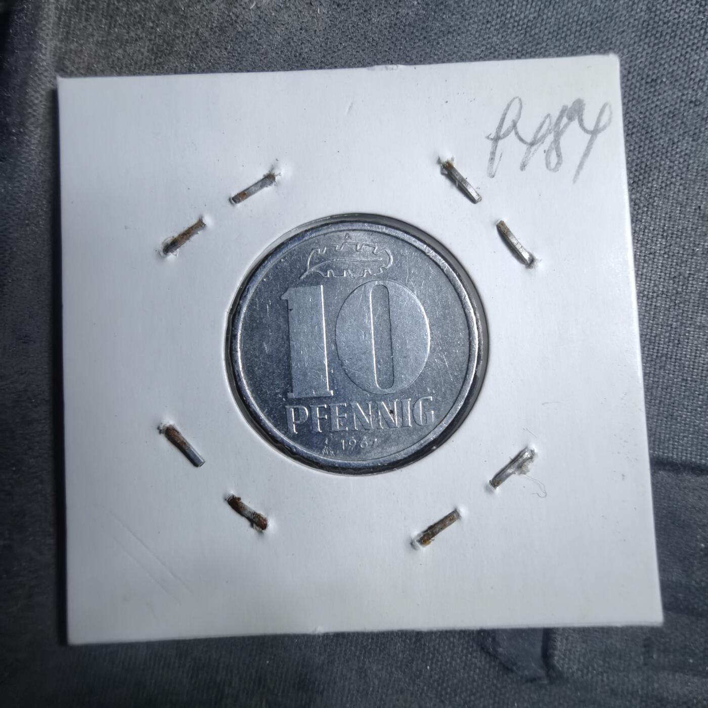 沼泽如烟--第894场 东德1967年10芬尼