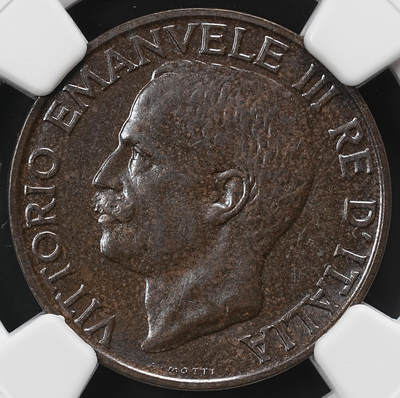 修遠堂世界钱币第九十二期 - NGC MS63BN 1927年意大利10分