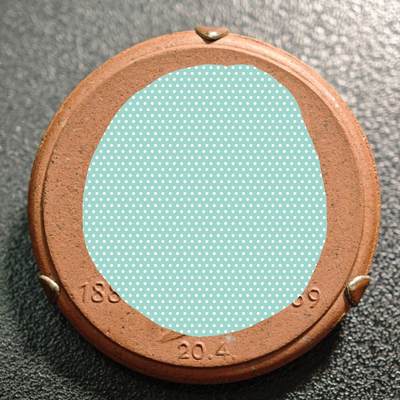 【德藏】世界币章拍卖第152期（拍品征集中~欢迎藏友联系） - 1939年 德国小胡子陶瓷胸章 直径约：36.9mm；重约：11.7g（原图请联系客服）