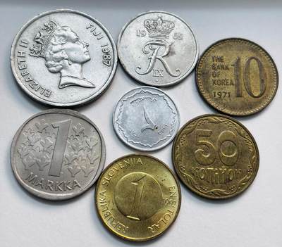 文馨钱币收藏第 279 场，银币，纪念铜章场 长期接收代拍品 - 极美品新西兰，丹麦，芬兰，乌克兰，韩国，斯洛文尼亚，阿尔及利亚一组，几乎都早期原光品