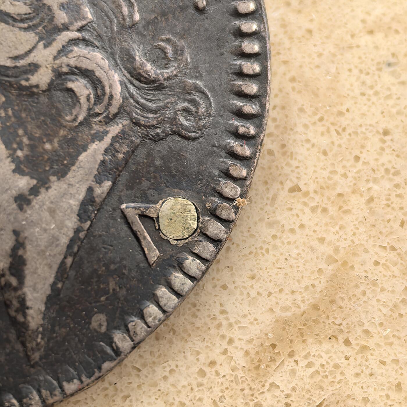 道一币馆币章第一百五十五场 有修补 法国1761年路易十五1埃居银币