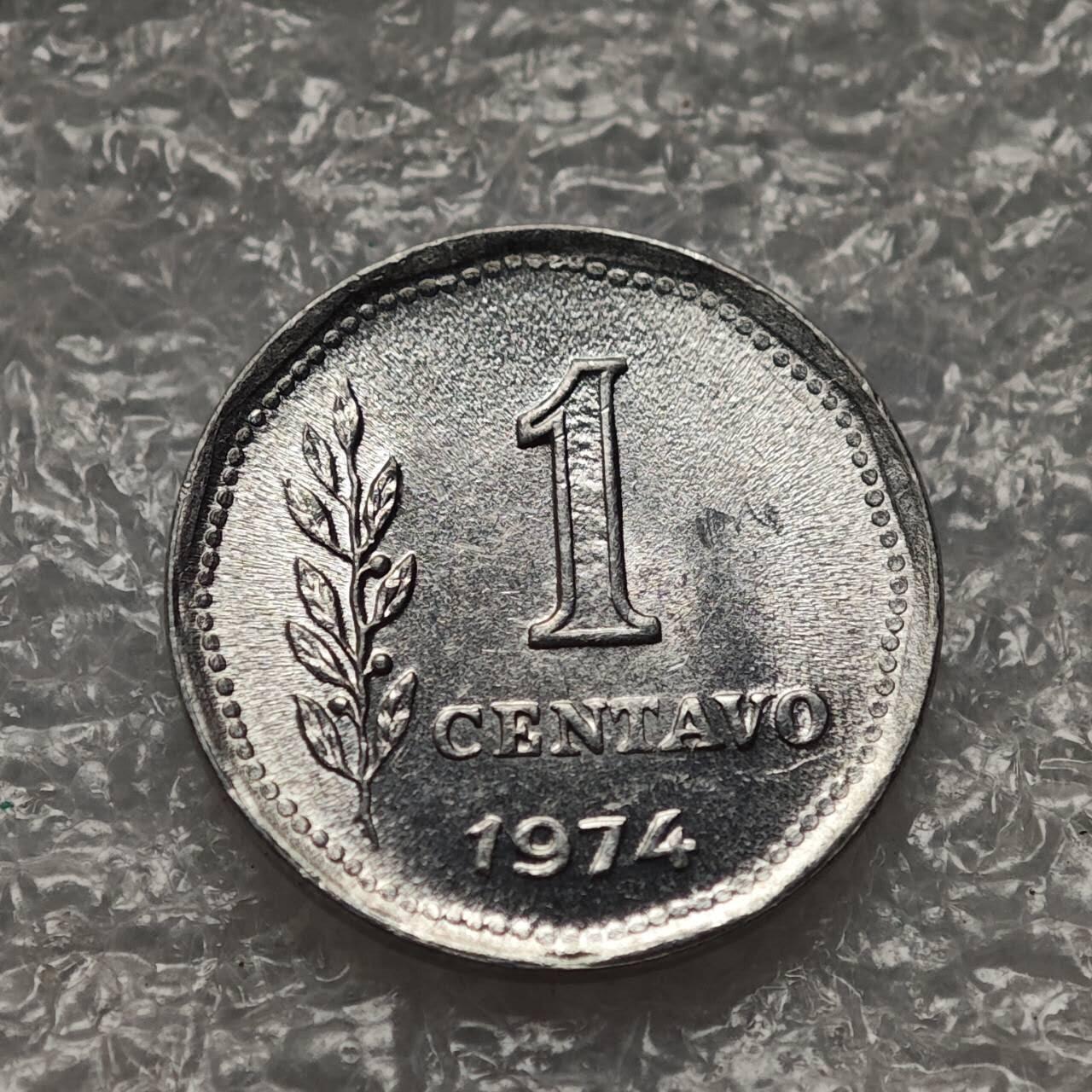 【淘币小摊】限时拍第七百九十五拍  葡属印度爪哇波兰阿根廷专场  满百包邮可预留两周  周一统一发货  阿根廷1974年1分铝币货币贬值百倍 km64