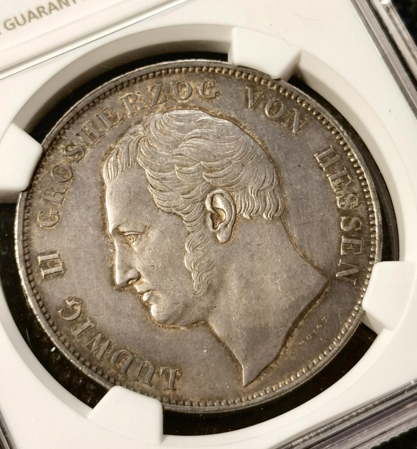 甄臻铺-世界币章拍卖（第38期）立冬小精品场，送拍享返佣金等优惠多多 NGC-UNCD 1833年路德维希二世泰勒，包浆醇厚，国内少见的品种