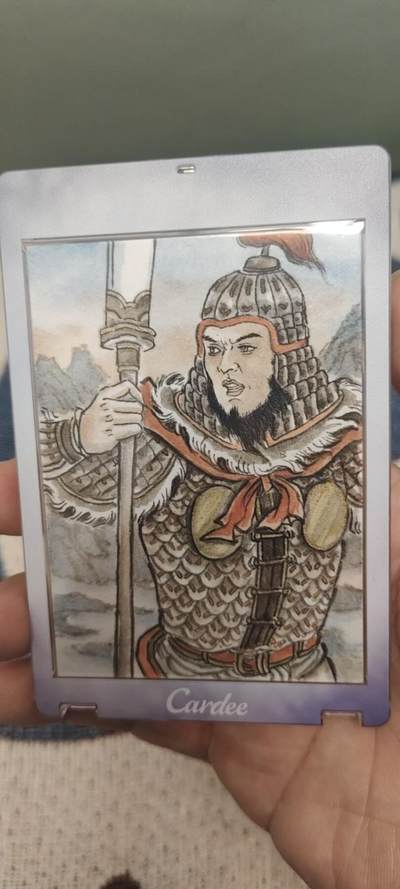 秋原瞳的小店第二十八期（持续收拍，深夜入冬的稀雨，总是静寂的……） - 卢艺丰手绘——三国——马岱，项目手绘，已经绝版