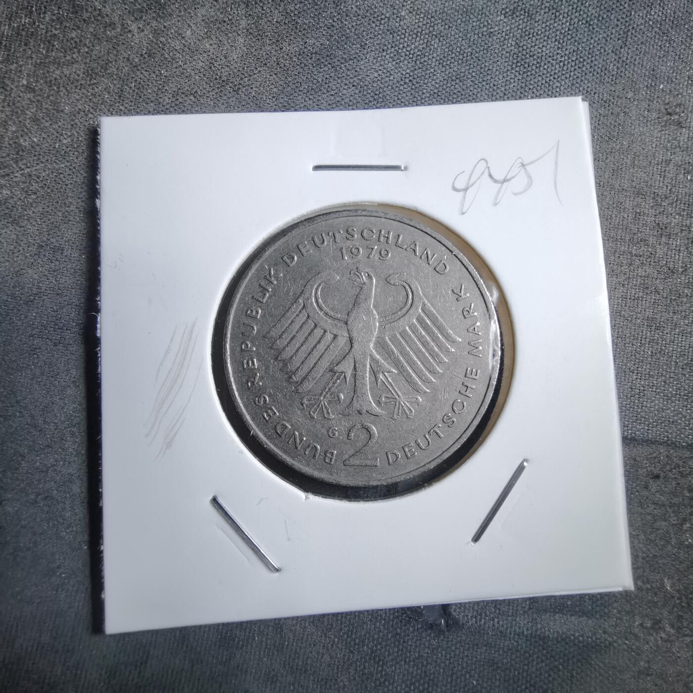 沼泽如烟--第894场 德国1979年2马克
