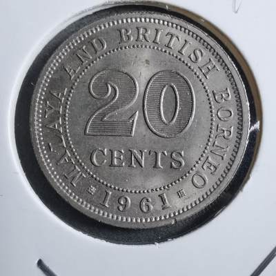 沼泽如烟--第894场 - 英属马来亚婆罗洲1961年20分