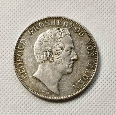 甄臻铺-世界币章拍卖（第38期）立冬小精品场，送拍享返佣金等优惠多多 - 1838年德国巴登 2泰勒 弗里德里希纪念碑37.12g / 41mm 仅发行4323枚，国内罕见