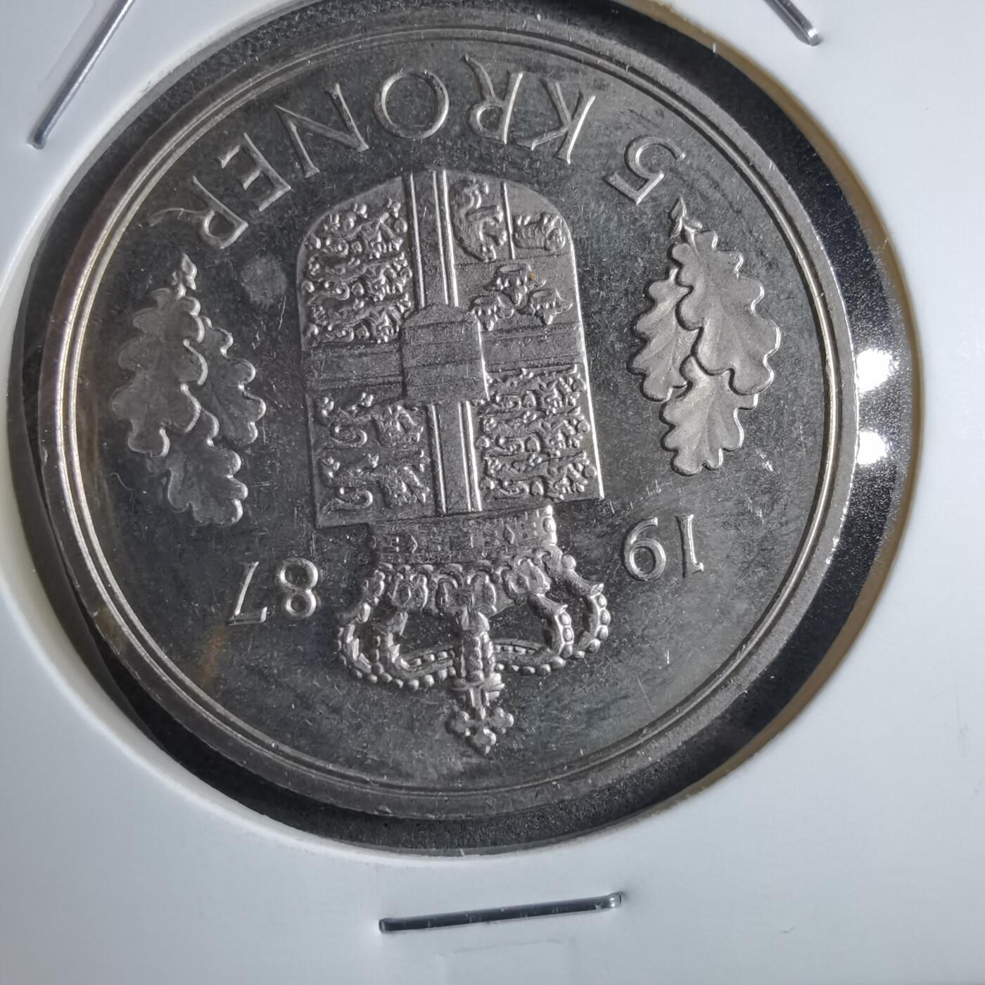 沼泽如烟--第894场 丹麦1987年5克朗