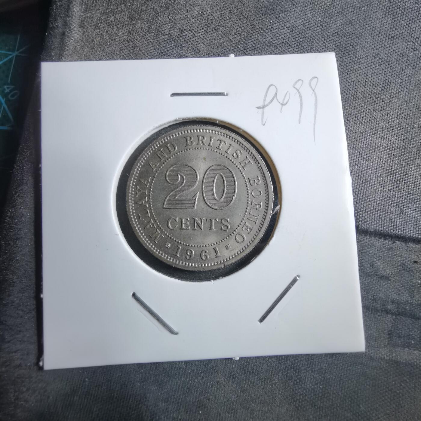 沼泽如烟--第894场 英属马来亚婆罗洲1961年20分