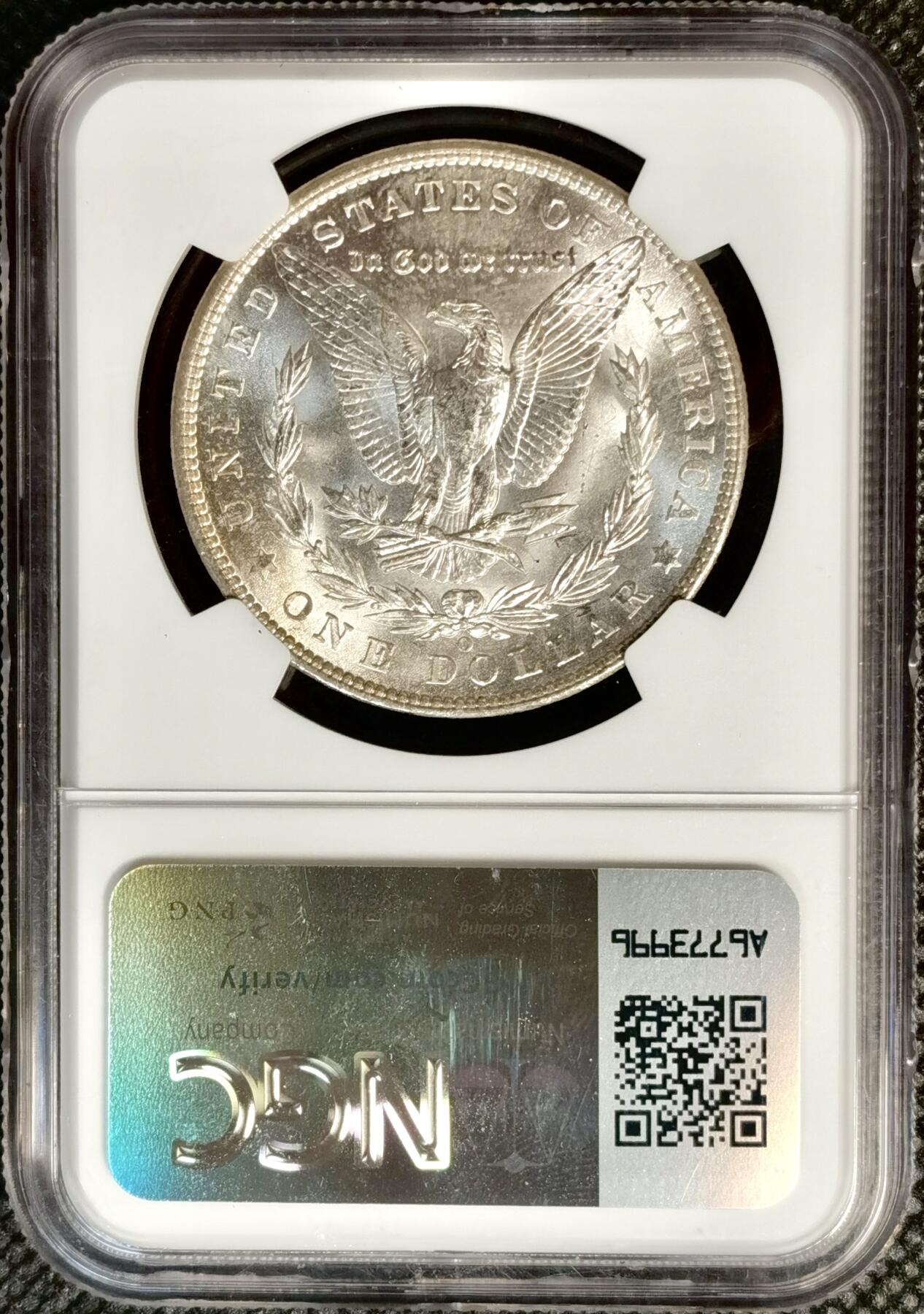 甄臻铺-世界币章拍卖（第38期）立冬小精品场，送拍享返佣金等优惠多多 NGC-MS64 美国1902年O版摩根一元银币