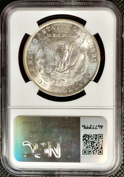 甄臻铺-世界币章拍卖（第38期）立冬小精品场，送拍享返佣金等优惠多多 NGC-MS64 美国1902年O版摩根一元银币