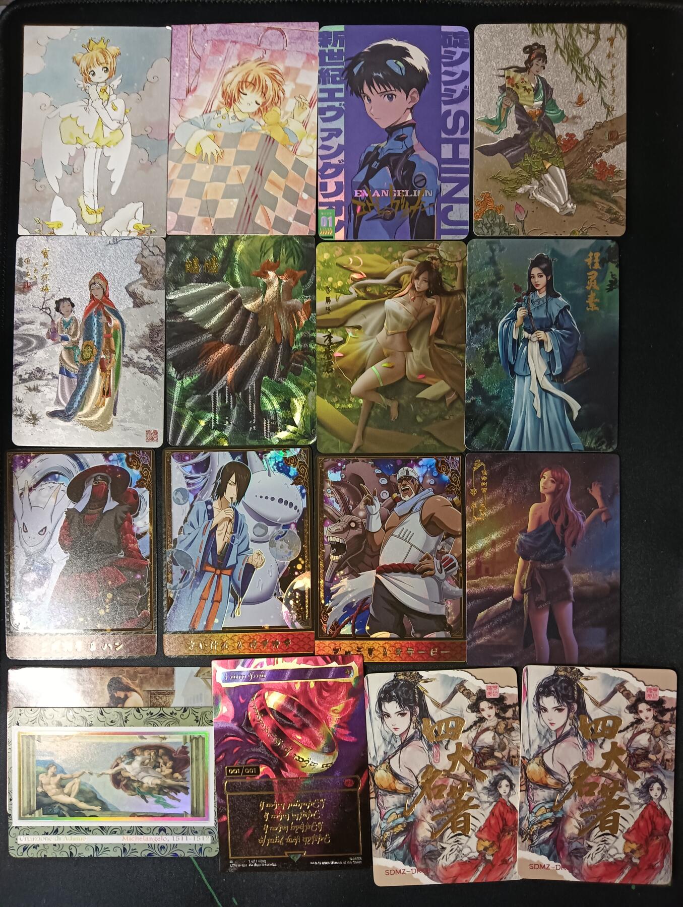 花开卡拍第46期（11月9号周日截拍，品控勿拍!!!拍品不寄存，运费5元，自制卡难免瑕疵，可能存在轻微撞角爆边等出厂瑕疵，品控介意勿拍！）