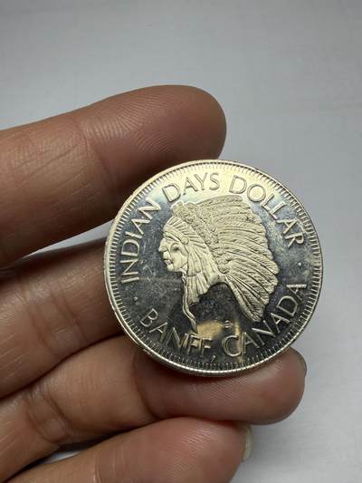 2025年集古藏今外币拍卖第十期-第4场—（总第284拍），可以寄存60天，满160元包邮。 - 1978年加拿大印第安人纪念章，直径33毫米