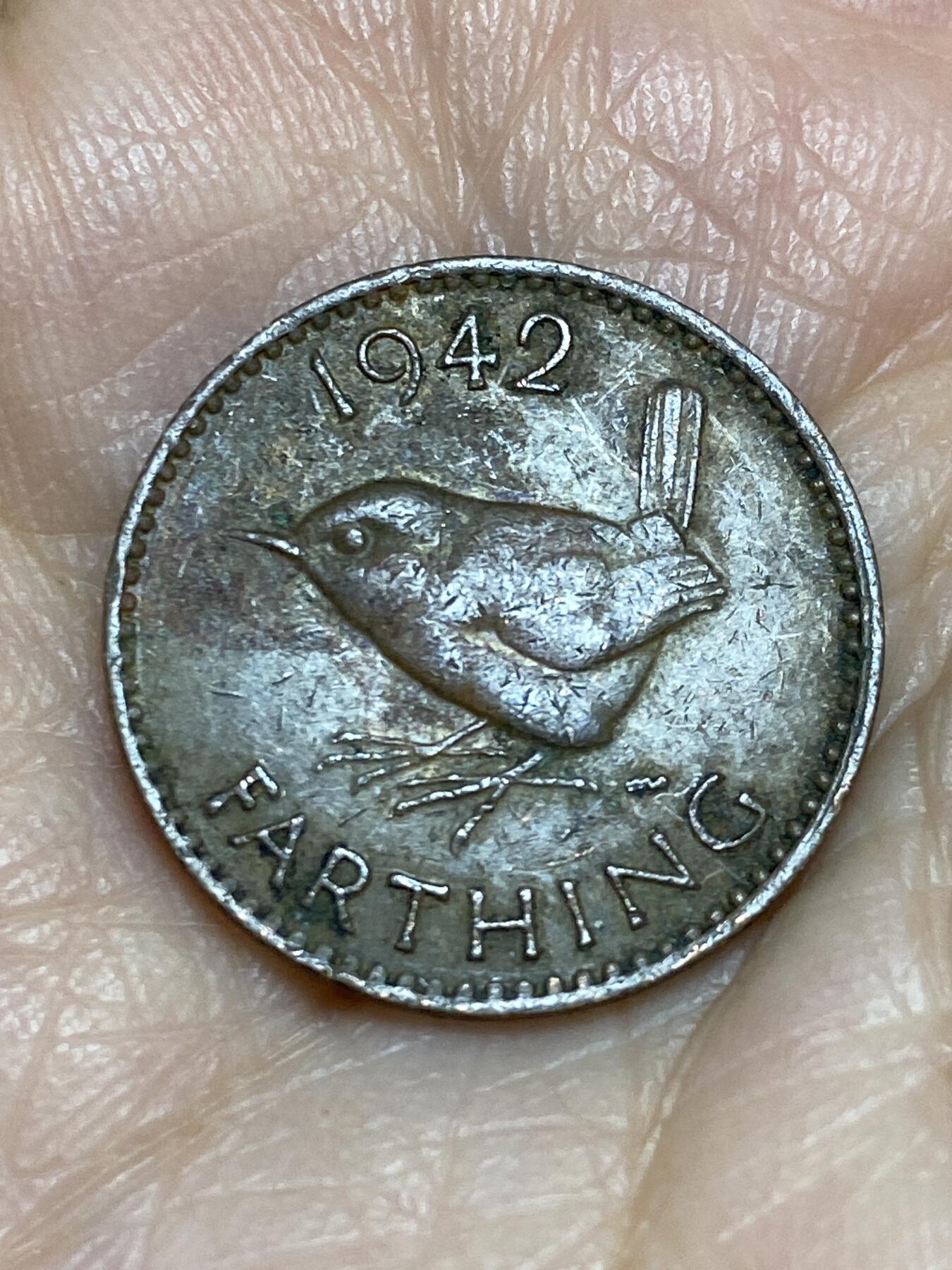 2025年第一百二十五场(总第一百五十一场）外国好品散币(免佣金) 英国🇬🇧1942年1法新(乔治六世第一版)