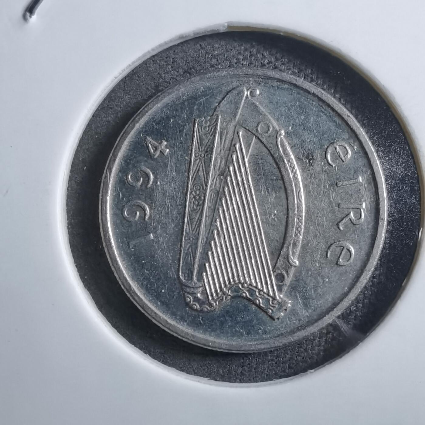 沼泽如烟--第894场 爱尔兰1994年5便士