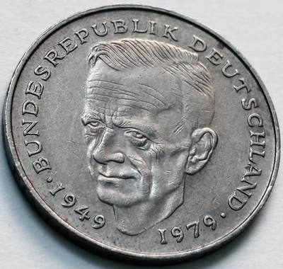 文馨钱币收藏第 279 场，银币，纪念铜章场 长期接收代拍品 - 1981 年德国 2 马克 F 版，法学家舒马赫纪念币