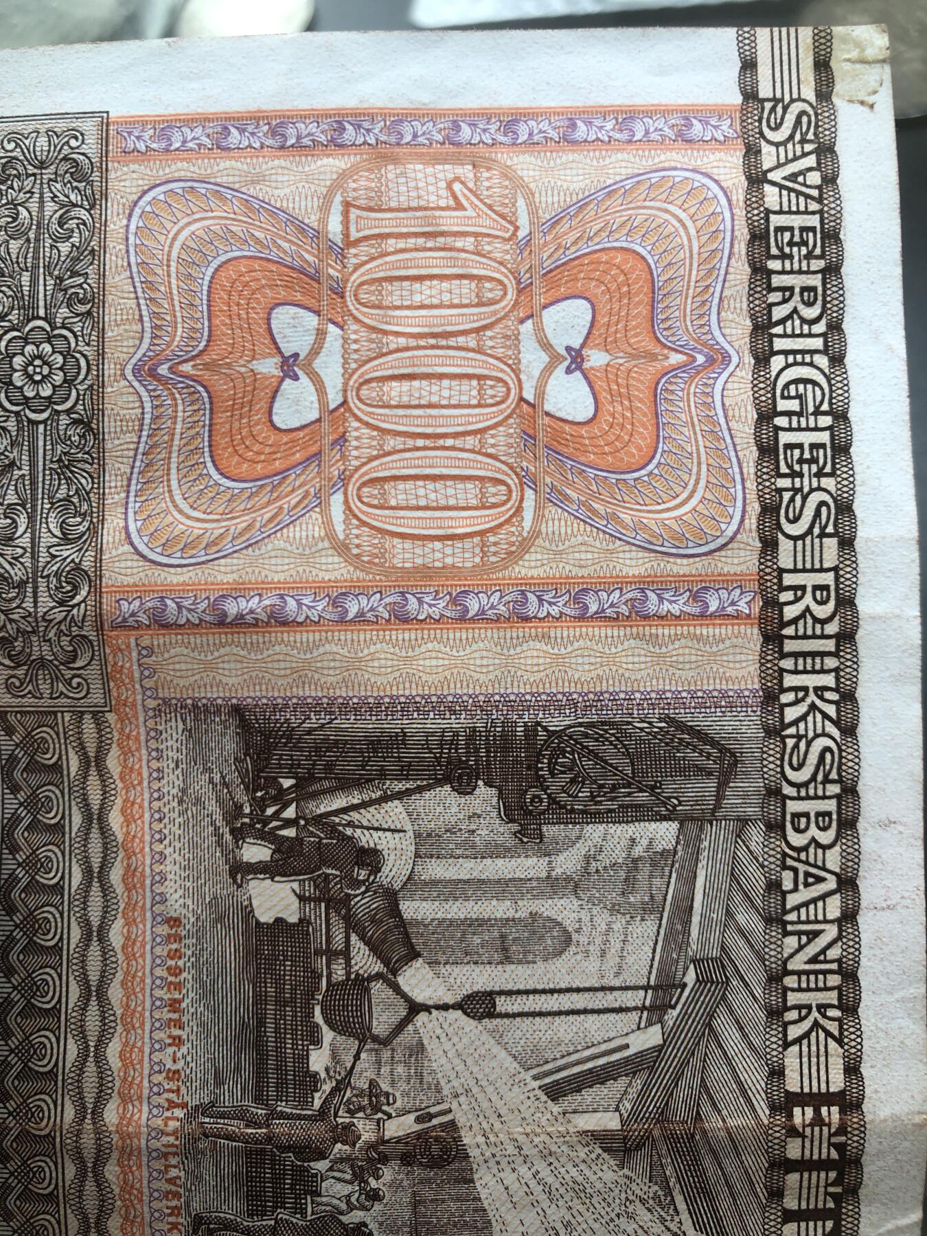 67 EPQ 1979年 新加坡鸟版20元，各版本稀有瑞典1000克朗，持续更新ing 瑞典 1986年 1000瑞典克朗 XF流通品