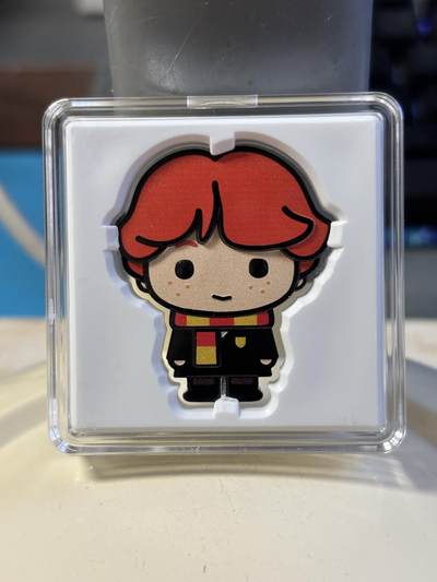 第187期拍卖 - 纽埃2020年Chibi漫威卡通形罗恩韦斯利宝宝1oz彩银币，999银，发行2000枚