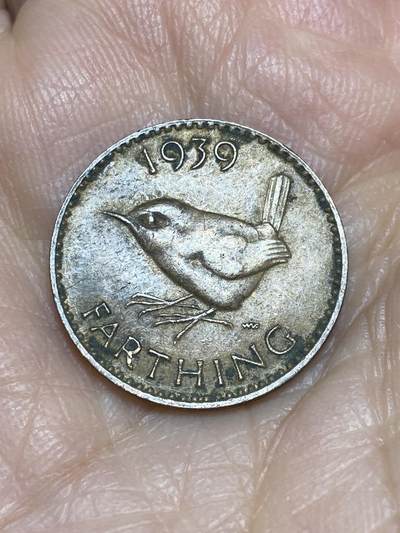 2025年第一百二十五场(总第一百五十一场）外国好品散币(免佣金) - 英国🇬🇧1939年1法新(乔治六世第一版)