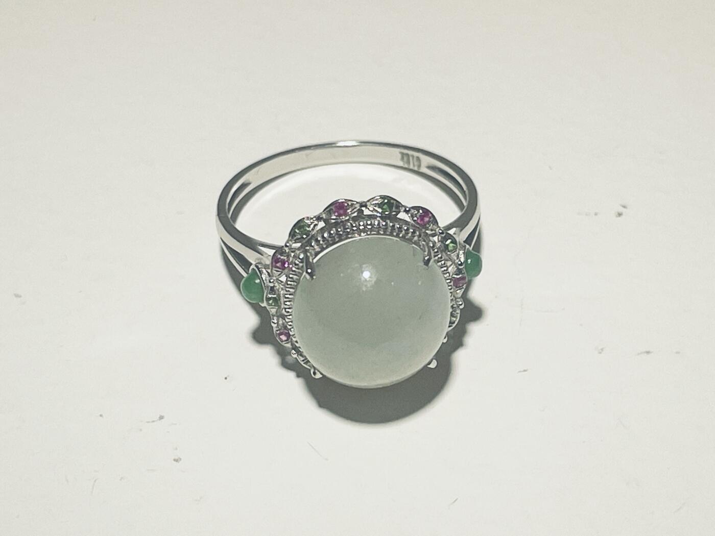 亿嘉拍卖2025年秋季私人典藏拍卖 18k金翡翠戒指