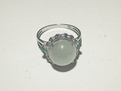 亿嘉拍卖2025年秋季私人典藏拍卖 - 18k金翡翠戒指