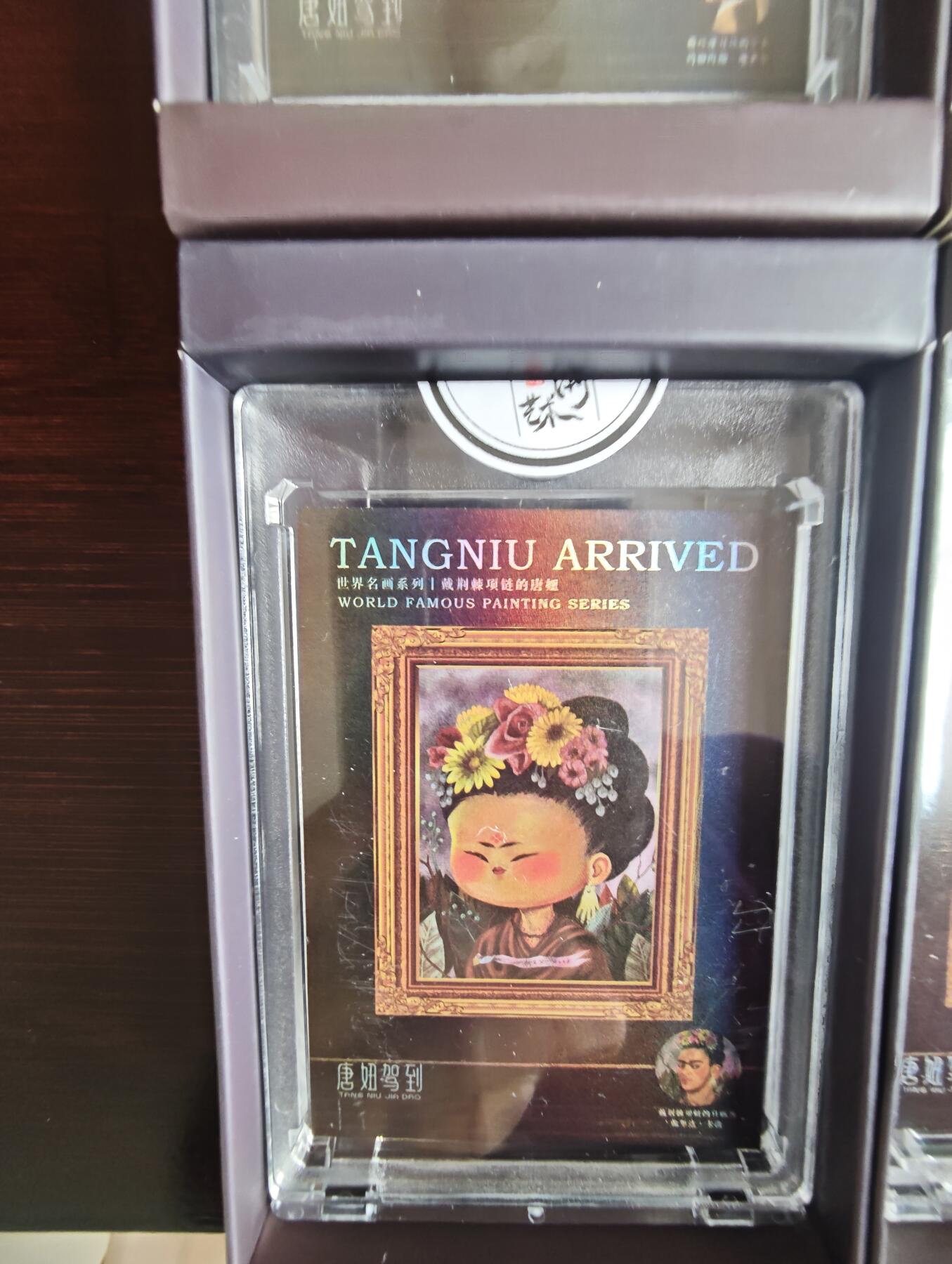 卡牌实验室开始第三次实验 【二乔】国潮世界名画9张 官封卡砖