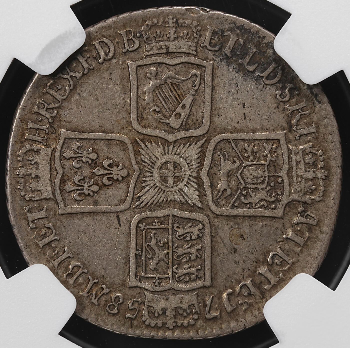 修遠堂世界钱币第九十二期 NGC VF30 1758年英国1先令银币