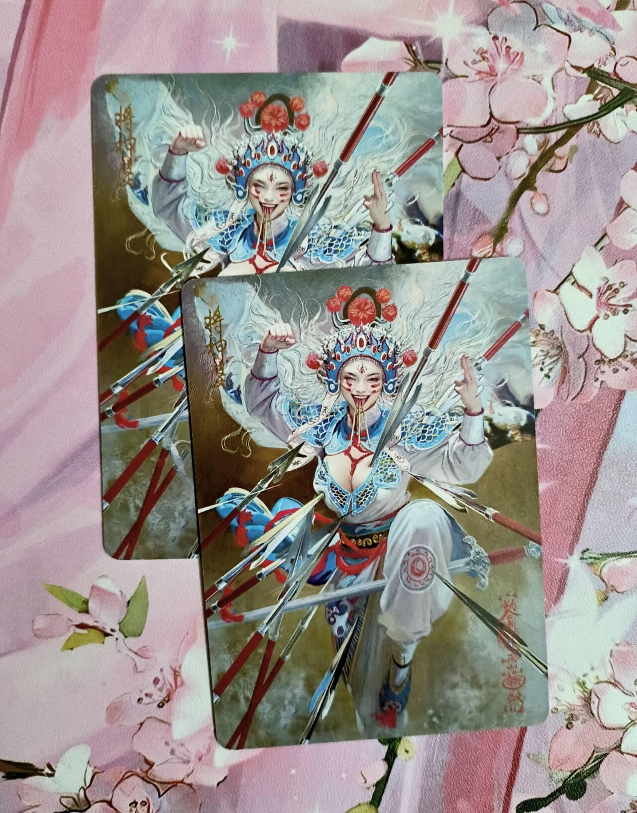 龙虎卡牌第六二场 百里霸场 （无佣金，周六结拍，欢迎送拍） 幻彩2张 焱卡 刷子 妖姬传 将神婆双服饰