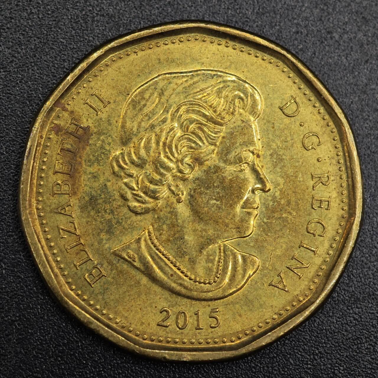 【淘币小摊】实时拍第七百九十一拍   散币纸币套币场   满百包邮可预留二周 每周一统一发货   加拿大2015年一元铜币