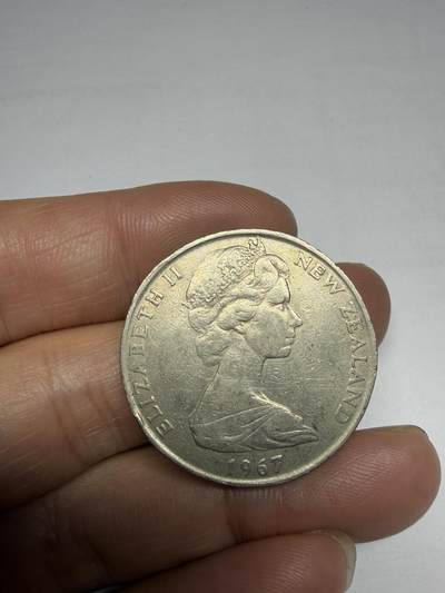 2025年集古藏今外币拍卖第十期-第4场—（总第284拍），可以寄存60天，满160元包邮。 - 1967年新西兰50便士