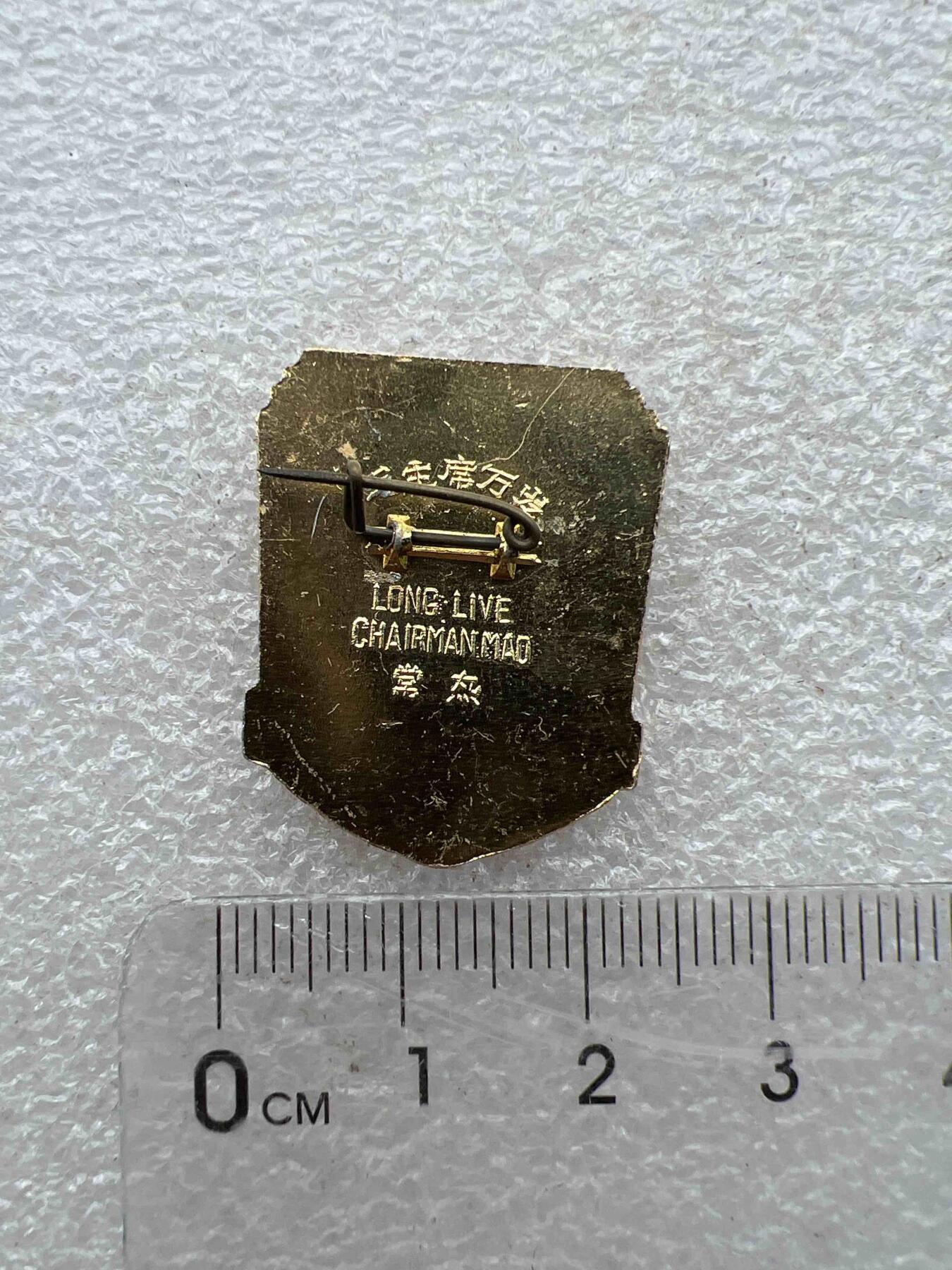 真品毛主席像章F