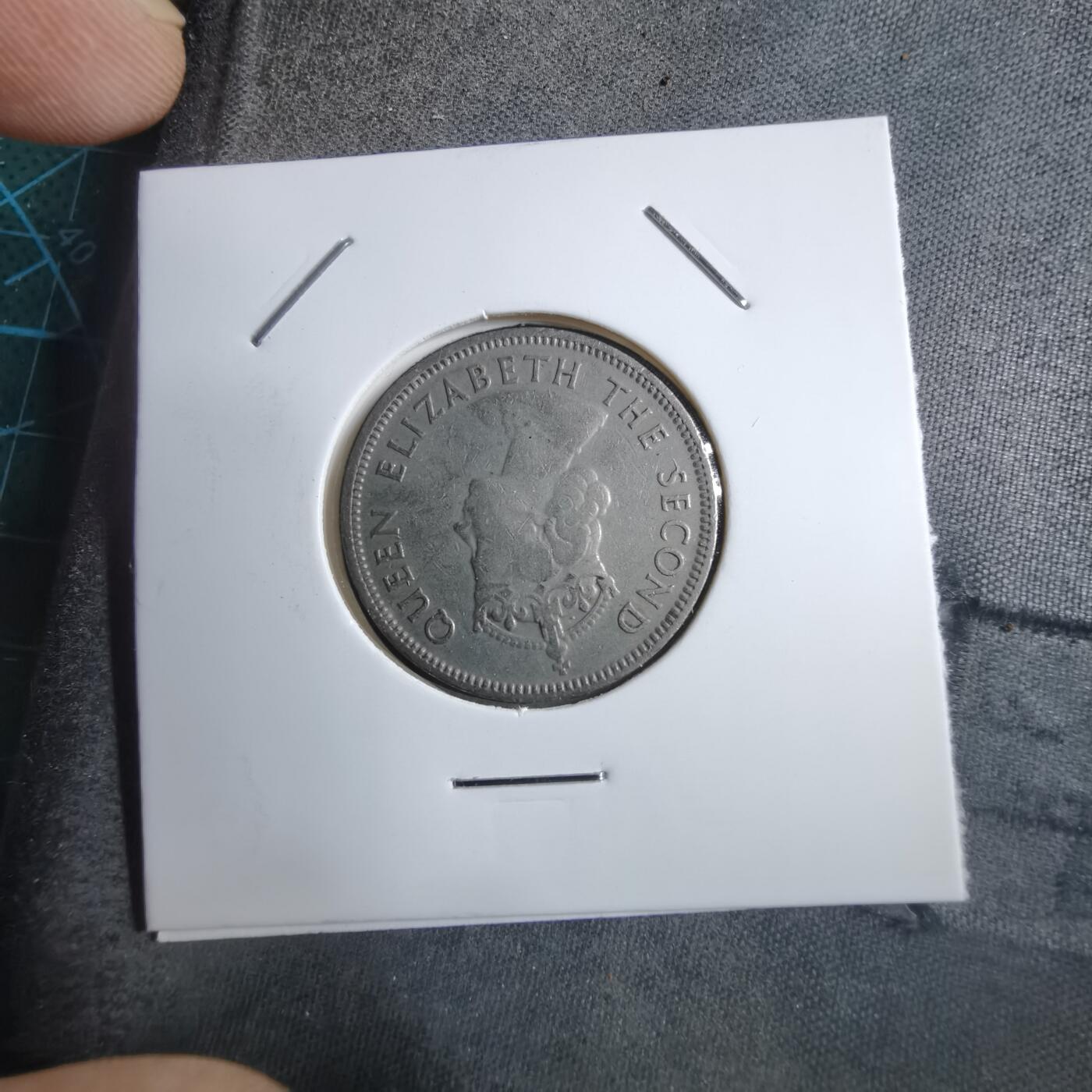 沼泽如烟--第894场 毛里求斯1975年半卢比