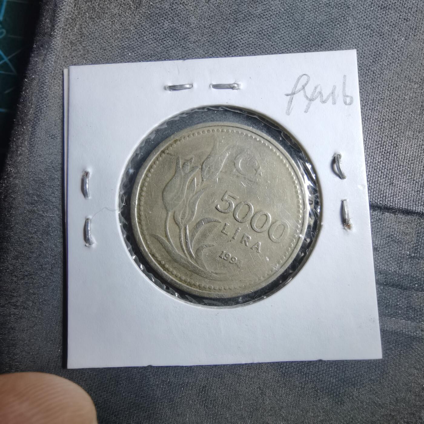 沼泽如烟--第894场 土耳其1994年5000里拉