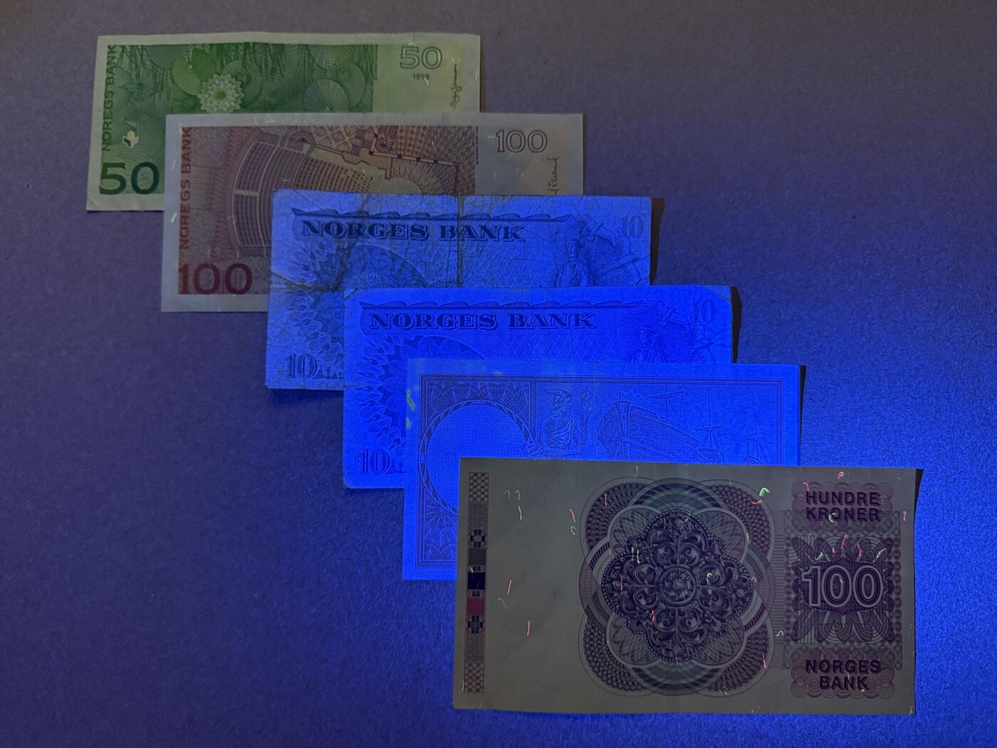 《艾美收藏》第219期-11.9周日外币畅拍场 挪威克朗6张 各种版本 流通品相