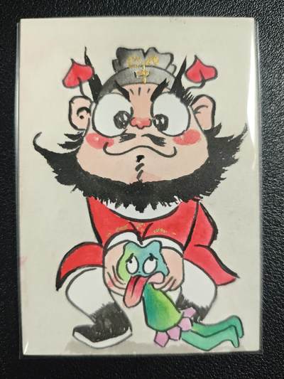 天玑星卡拍第136期《11.10周一截拍》持续收拍收评中 满赠卡需备注 - 【手绘卡】小火柴 钟馗 手绘卡
